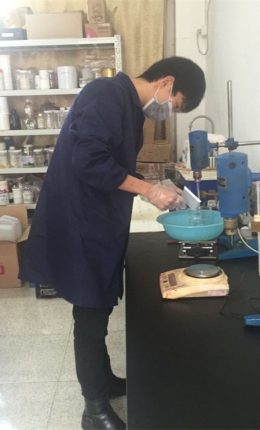 Диазо компонентін дәл өлшеңіз